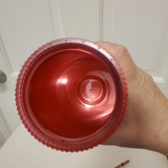 NWT Starbucks Dusty Rose Shimmer Shell Mermaid Scales Cold Cup Tumbler 24 oz. - Picture 7 of 10